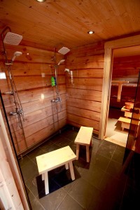 Metsara B&B the new sauna shower